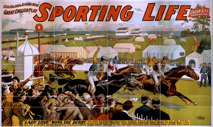 Sporting Life Poster, 1898